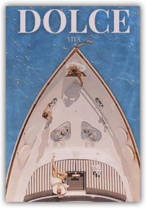 LYXNROH Trendy Yacht Poster