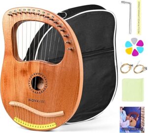 Novavibe Lyre Harp 16 Strings, C Key (NVLH-002 Mango)
