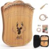 AKLOT Lyre Harp, 17 Strings Thumb Piano Set