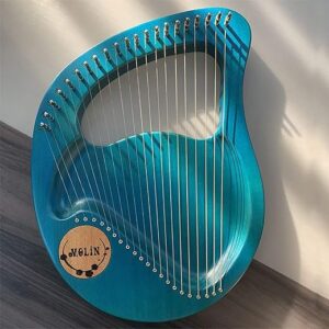 Sirao Lyre Harp Mahogany Solid Wood Instrument