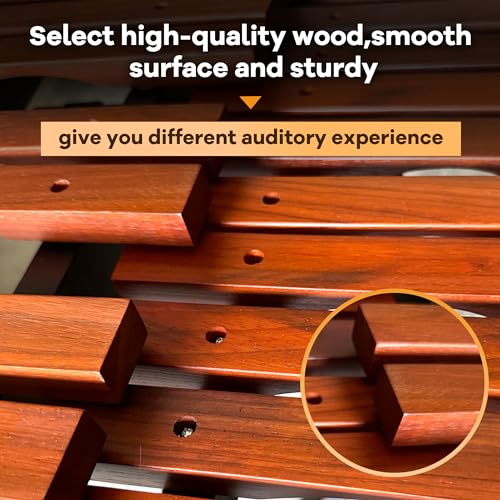 LyricLight 37 Note Professional Wooden Xylophone With Stand - Image 4