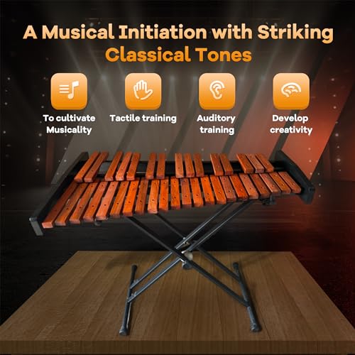 LyricLight 37 Note Professional Wooden Xylophone With Stand - Image 2