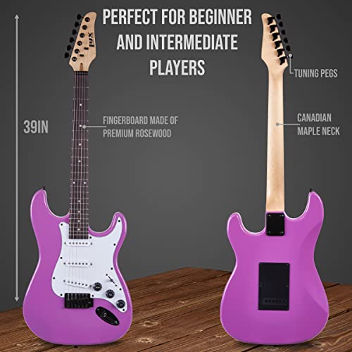 LyxPro Electric Guitar Kit Bundle With Amplifier - Image 3