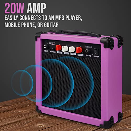 LyxPro Electric Guitar Kit Bundle With Amplifier - Image 4