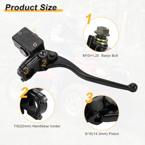 M MATI Front Brake Master Cylinder For Suzuki 59600-44B11 - Image 3