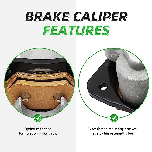 M MATI Front/Rear Brake Caliper With Pads For Arctic Cat ATV - Image 5