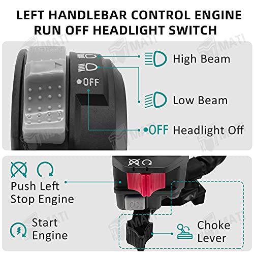 M MATI Left Handlebar Switch For Yamaha ATVs - Image 3