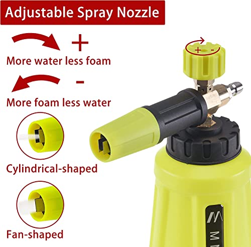 M MINGLE High Pressure Washer Gun Foam Cannon - Image 3
