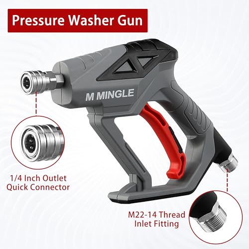 M MINGLE High Pressure Washer Gun Foam Cannon - Image 5