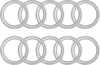 AOIT M16 Oil Drain Plug Gaskets, 10 Pack