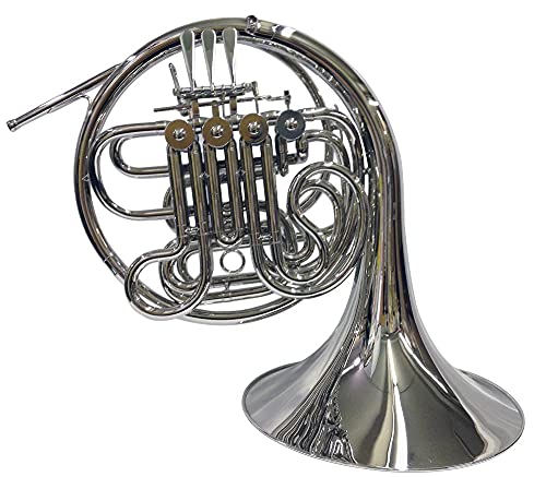 Maestro Silver Double French Horn F/Bb Key - Image 3