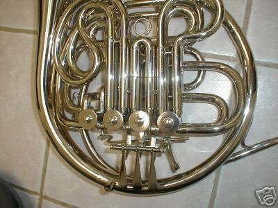 Maestro Silver Double French Horn F/Bb Key - Image 2