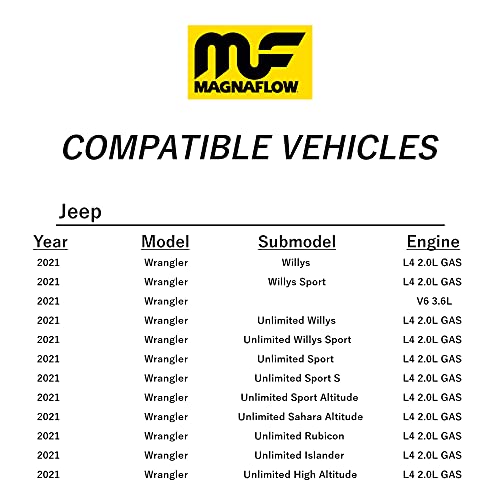 MagnaFlow Performance Exhaust System 19388: Jeep Wrangler - Image 2
