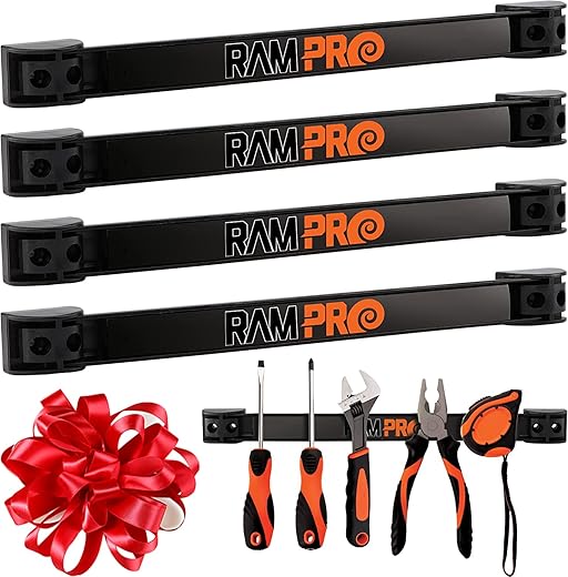 RamPro Magnetic Tool Holder Strip For Garage