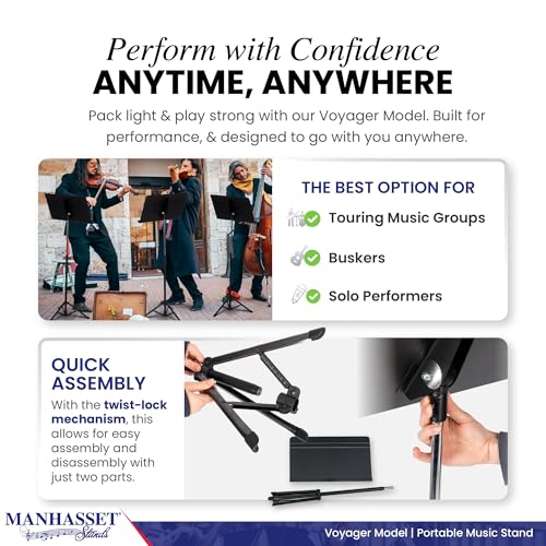 Manhasset Voyager Collapsible Music Stand 5201-MNH - Image 2