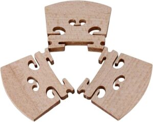 BQLZR Maple 1/8 Violin Bridges Pack
