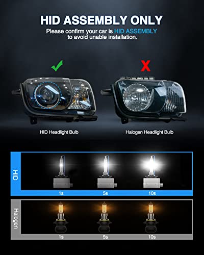 Marsauto D3S HID Bulbs, 6000K Cold White - Image 3