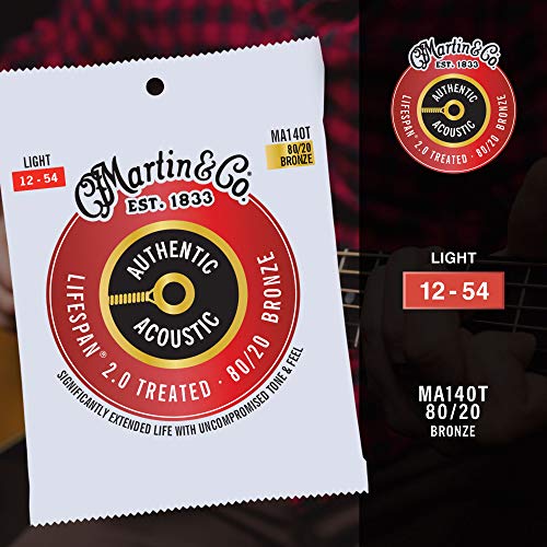 MARTIN Authentic Acoustic Guitar Strings, Light 80/20 Bronze - Image 5