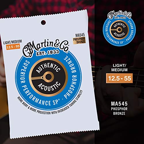MARTIN Authentic Acoustic Guitar Strings Medium 12.5-55 - Image 5