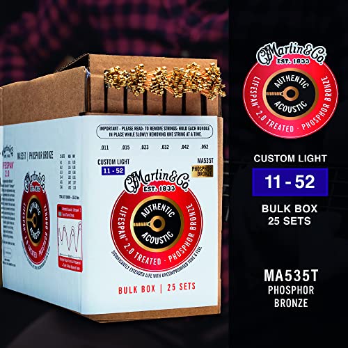 MARTIN Authentic Acoustic Lifespan 2.0 Strings, 25 Sets - Image 3