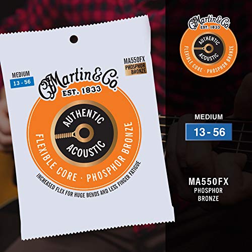 MARTIN Authentic Guitar Strings MA550FX 92/8 Phosphor - Image 5