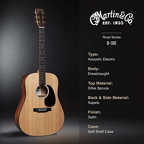 MARTIN D-10E Road Series Sitka Spruce - Image 5