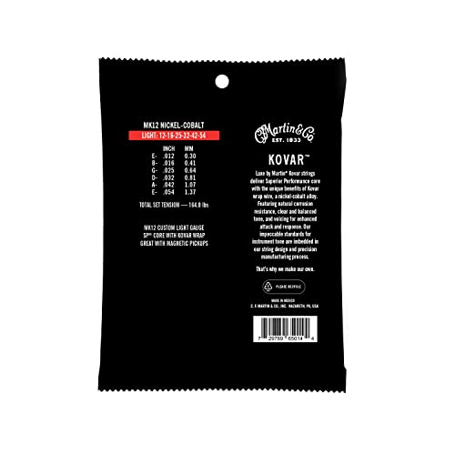 MARTIN Light Nickel-Cobalt Acoustic Guitar Strings - Image 2