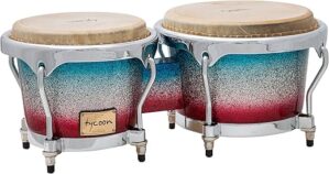 Tycoon Percussion Master Platinum Tri-Fade Series Bongos