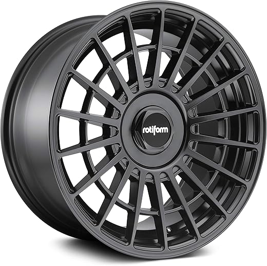 Rotiform Matte Black Wheel, 20 x 8.5 Inches