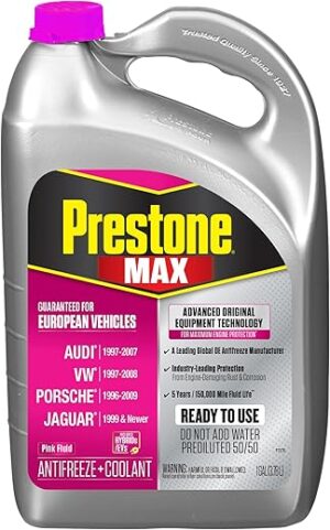Prestone Max AF6410 Euro Pink Antifreeze, 1 Gallon