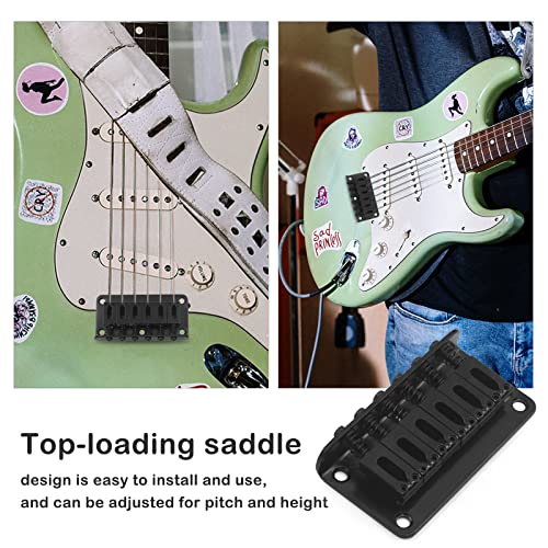 MAXCHEER 78mm Fixed Hardtail Bridge For Guitar - Image 2
