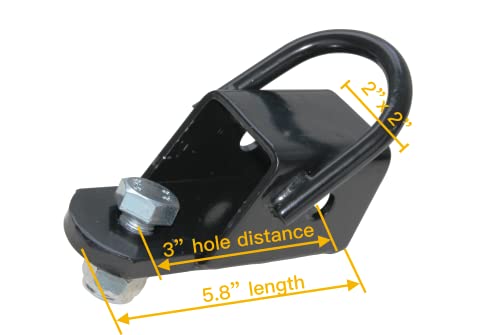 MAXXHAUL Bolt-On ATV/UTV Trailer Hitch Adapter - Image 3