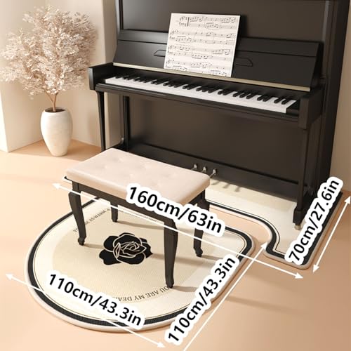 MBBTAG Piano Soundproof Rug, Anti-Slip, Moisture-Proof - Image 2