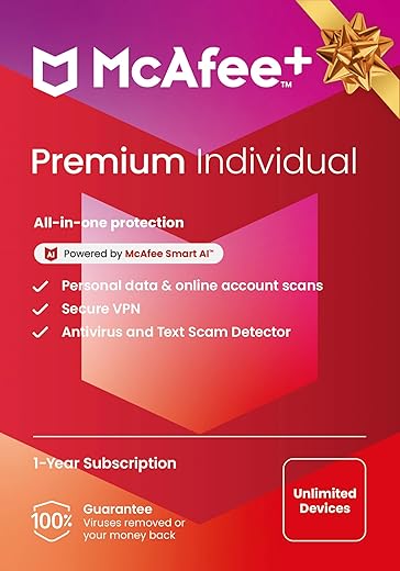 McAfee McAfee+ Premium Individual Unlimited Devices 2025