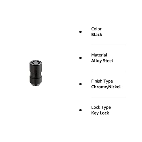 McGard Black Cone Seat Wheel Locks M14 x 1.5 - Image 5