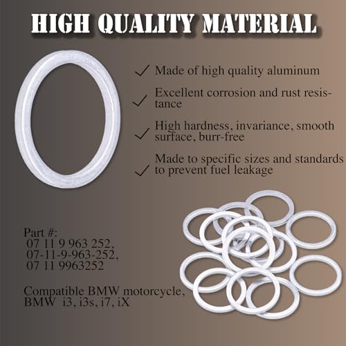 MEAJOO M16 Oil Drain Plug Gasket Seals 07119963252 - Image 3