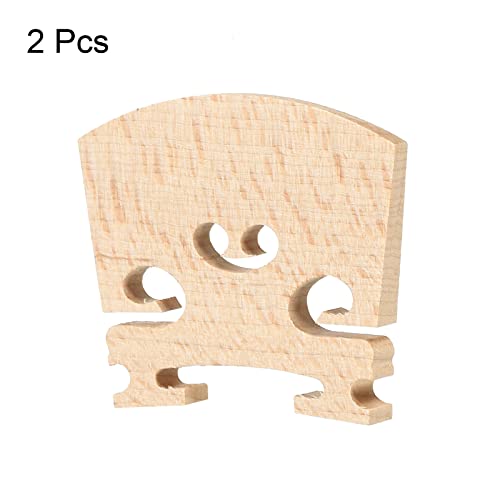 MECCANIXITY 1/8 Violin Bridge Maple Wood, Pack Of 2 - Image 3