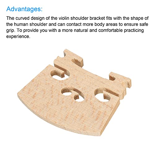 MECCANIXITY 1/8 Violin Bridge Maple Wood, Pack Of 2 - Image 4