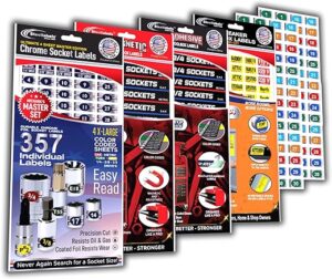 Steellabels Mechanic’s Lot – 727 Organizer Labels