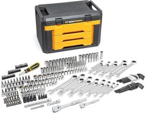GEARWRENCH Mechanics Tool Set, 3 Drawer Box, 232 Piece