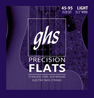 GHS Strings Medium Scale 4-String Bass Flats 3120
