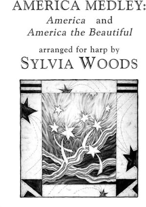 Medley: America & America the Beautiful for Harp