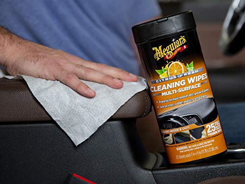 Meguiar's Citrus-Fresh Multi-Surface Cleaning Wipes - Image 4