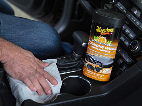 Meguiar's Citrus-Fresh Multi-Surface Cleaning Wipes - Image 5