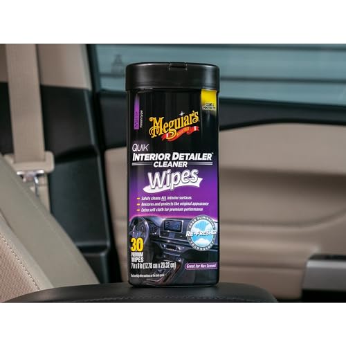 Meguiar's Quik Interior Detailer Wipes, Non-Greasy Formula - Image 3