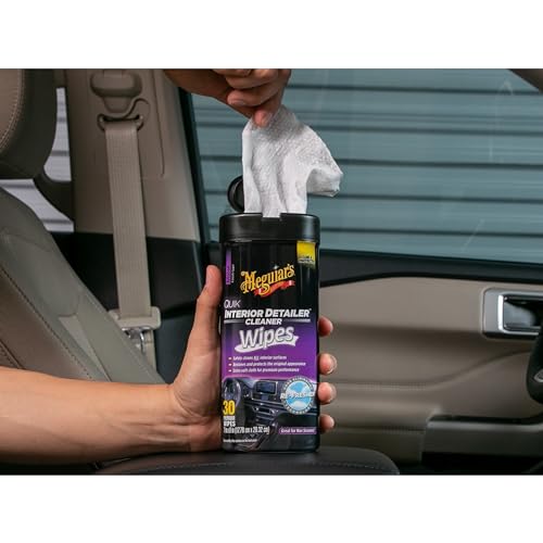 Meguiar's Quik Interior Detailer Wipes, Non-Greasy Formula - Image 5