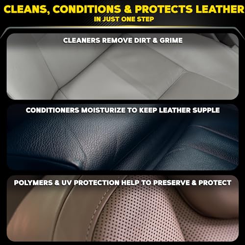 Meguiar's Ultimate Leather Care Cleaner & Conditioner - 24 Oz - Image 3