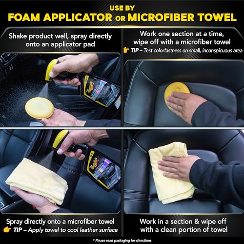 Meguiar's Ultimate Leather Care Cleaner & Conditioner - 24 Oz - Image 4