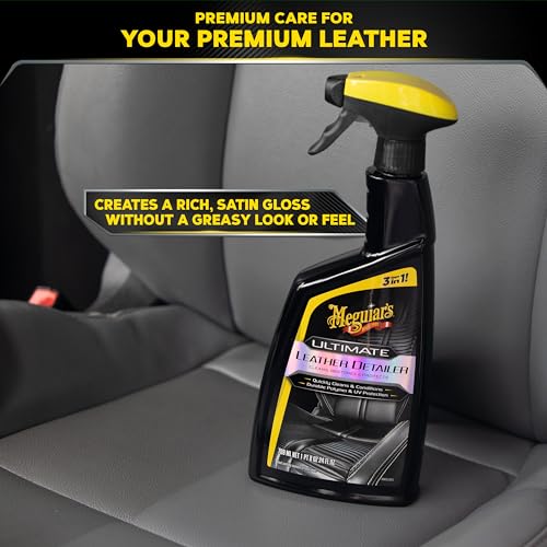 Meguiar's Ultimate Leather Care Cleaner & Conditioner - 24 Oz - Image 5