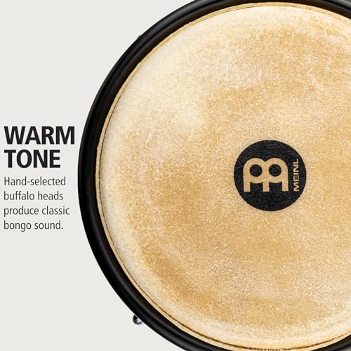 Meinl Percussion Bongos Hand Drum Set 6.75" and 8" (HB100NT) - Image 3